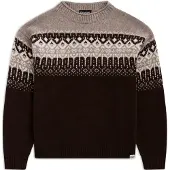 Bergans Steiro Knitted Ullgenser Dark Chocolate/Creme XS