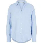 Tom Tailor With Slub Structure 1035247 Langermet Bluse
