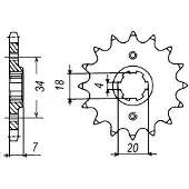 Sifam 12024cz12 Fremre Tannhjul