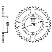 Sifam 20461cz50 Bakre Tannhjul