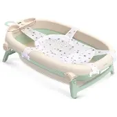 NENO LUCY stand sammenleggbart babybadekar med stativ