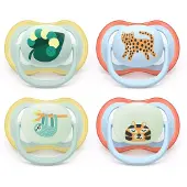 Philips AVENT Pacifier SCF087/22 ultra air dag og natt, Klassisk stil, Ortodontisk, Silikon, Gutt/Jente