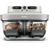 Ninja CRISPi DualZone 8-i-1 glassairfryer - Hvit i Hvit | DD102EUIV2 | va SharkNinja