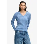 Superdry Washed Cable Jumper V-hals Genser