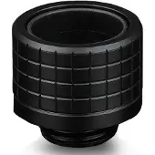 Thermal Grizzly DeltaMate Fitting, Passende, Messing, Gummi, EPDM (pakning), Svart, 1/4, Hankjønn, System for væskekjøling