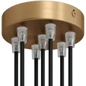 Creative Cables Krm576fots Metall Sylindrisk Lampe Takrosett Kit