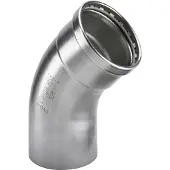 Viega Sanpress Inox XL bøy 45° 88,9 Rustfritt stål/blank, 482695