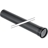 Geberit 390.404.14.1 PP Silent avløpsrør 90x1000 mm, 1 muffe