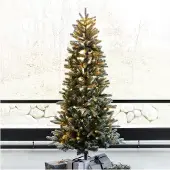 Sirius Home Sirius Elias juletre 2,1 m, grønn/snø - 273 LED