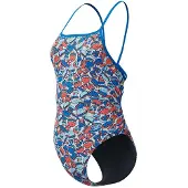 Speedo Fl Printed Web Back Badetøy
