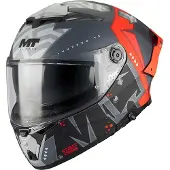 Mt Helmets Thunder 4 R Sv Canvas Fullface-hjelm