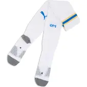 Puma Olympique de Marseille 26/27 Graphic Socks Men, Clothing, White/Royal, 43-46