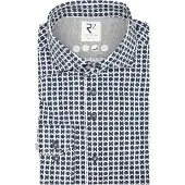 R2 Jerseyskjorte Print Navy Blå Mørkeblå Størrelse