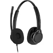 HP Poly Mission 425 - Mission 400 Series - hodesett - on-ear - kablet - USB-C, USB-A - svart - Zoom Certified, Certified for Microsoft Teams, Works With Chromebook Certified, Google Meet Certified