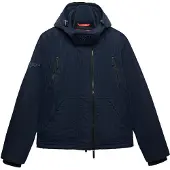 Superdry for man. M5012422A Hooded MF Arctic Jacket navy (XL), Casual, Recycled Polister