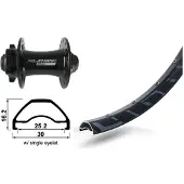 Xlc Rodi Ready 25 Evo 27.5´´ 6b Disc Terrengsykkel Forhjul