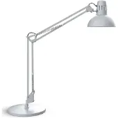 MAUL LED-skrivebordslampe MAULstudy, sølvfarget, 49 cm, E27
