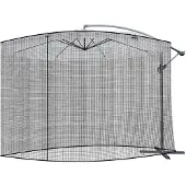 Malatec Sodo sketinis tinklelis nuo uodu 3m - juodas