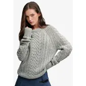 Superdry Wool Blend Mixed Stitch Jumper Genser