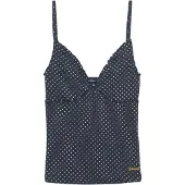 Superdry Athletic Essentials Printed Pointelle Ermeløs V-hals T-skjorte
