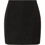 Pieces Pckamil Strass Hw Miniskjørt