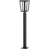 LUCANDE LED-gatelampe Lynx, 95,5 cm, svart, IP65