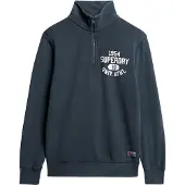 Superdry Track &amp; Field Graphic Halv Glidelås Genser