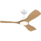 Philips LED-vifte Olas, Ø 106 cm, tre/hvit, CCT, DC