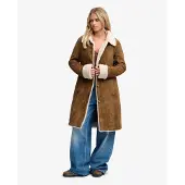 Superdry Faux Shearling Longline Jakke