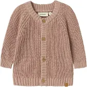 Lil´ Atelier Lil' Atelier Cardigan - Noos - Strikk - NbnEmlen - Misty Rose - - 74 - Cardigan