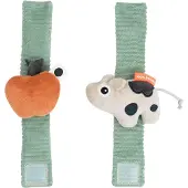 Done by Deer Håndleddsranglesett - 2-pack - Dotti - Grønn - - OneSize - Rangle