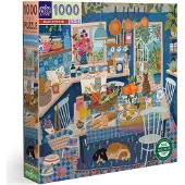 Eeboo Blue Kitchen Epztbuk Puslespill 1000 Stykker