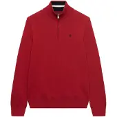 Superdry Prep Essential Cotton Genser Med Halv Glidelås