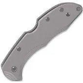 Flytanium G-10 Scales - Spyderco Delica - Gray Stealth