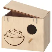 Ferplast 19.5x14x14 Cm Wood Fuglerede