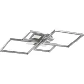 Briloner LED-taklampe med ramme, dimbar via veggbryter