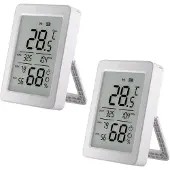Sonoff SNZB-02DR2 temperatur- og fuktighetssensor ZigBee, 2-pk