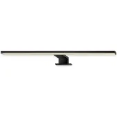 Briloner LED-speillampe Dun 2 i 1, matt svart, IP44, lengde 50 cm