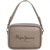 Pepe Jeans for woman. PL0300004 Bassy Code shoulder bag grey (OSFA), Casual, Polyurethane