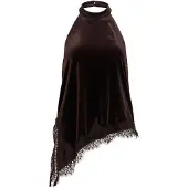 Vila Vialindra Asymmetrisk Halterneck Topp