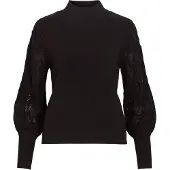 Vila Viaila Pointelle Strikket Pullover