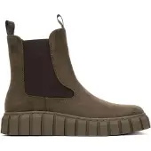Refresh for woman. 17308804-KAKI Ankle boots 173088 green (36), Flat, Zip, Casual