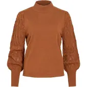 Vila Viaila Pointelle Strikket Pullover