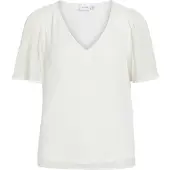 Vila Falia Kort Ermet Bluse