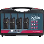 Midland Albrecht Tectalk Worker 3 PMR-radio, 16 kanaler, opptil 10 km, 4-pk (29826)