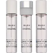 Chanel Bleu de Eau de Parfum påfyllingsspray 3 x 20 ml for menn