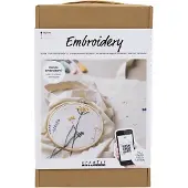 Creativ Light CREATIV sy-/broderisett: 12 farger, bøyle og nål, 2 poser med maler