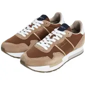 Hackett London for man. HMS200088 Keston Symbol Brown Sneakers (42), Fabric, Flat, Laces, Casual