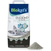 Biokat's Diamond Care Sensitive Classic kattesand - Sparepakke: 2 x 6 l