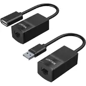 UNITEK Y-UE01001 - Sender og mottaker - USB-utvider - USB - opp til 60 m